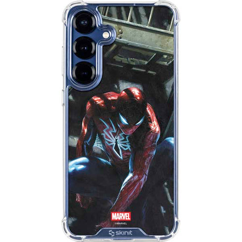 Marvel Spiderman New Suit Spiderman Galaxy S25 Clear Case